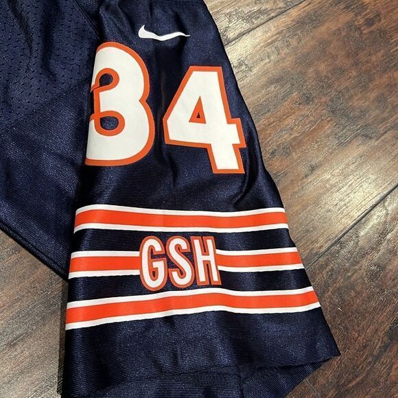 VTG Nike Team Walter Payton Navy Chicago Bears Game Retired Player Jersey EUC - Picture 5 of 12